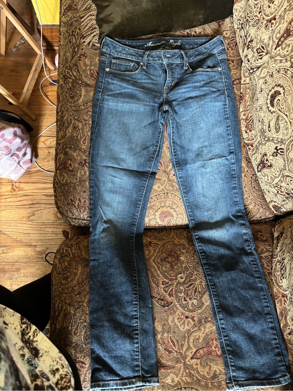 American Eagle Outfitters Dark Blue Skinny Jeans